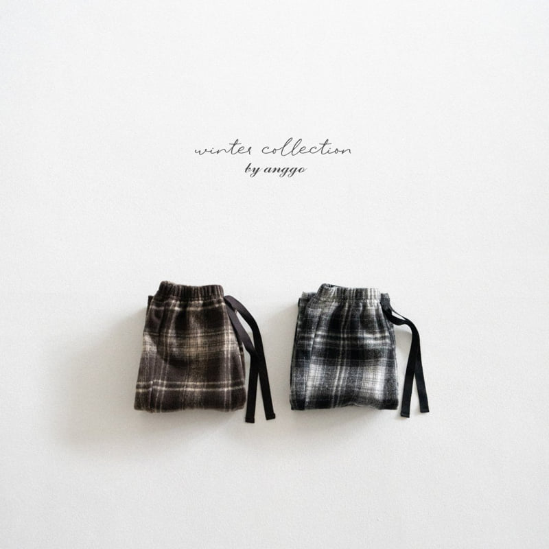 Anggo - Korean Children Fashion - #childofig - Chex Pants - 3
