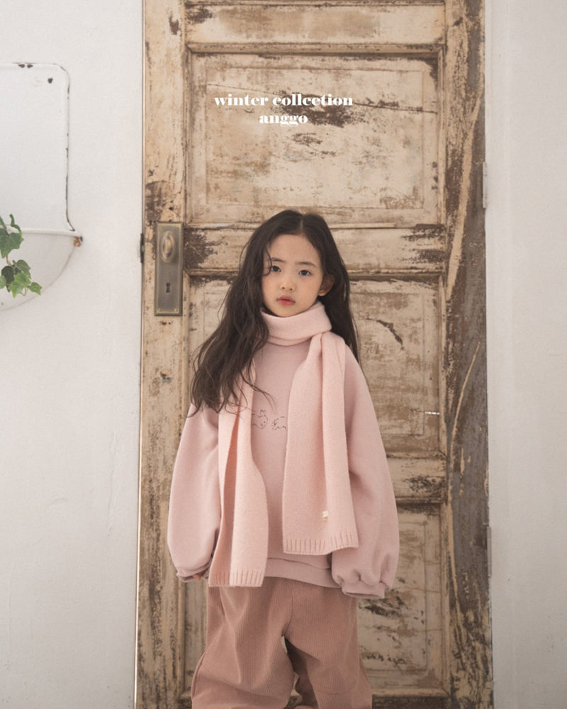 Anggo - Korean Children Fashion - #childrensboutique - Angco Knit Scarf - 11