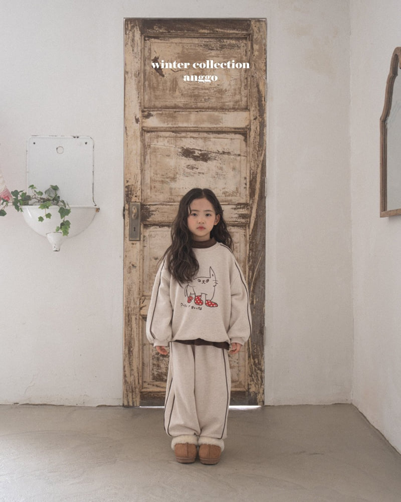 Anggo - Korean Children Fashion - #designkidswear - Line Sweatshirt - 8