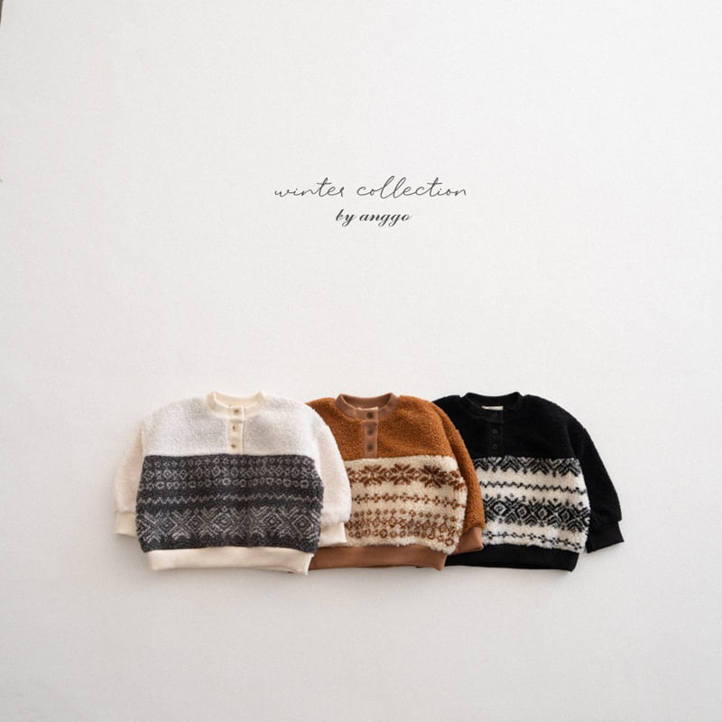 Anggo - Korean Children Fashion - #designkidswear - Pecan Sweatshirt - 7