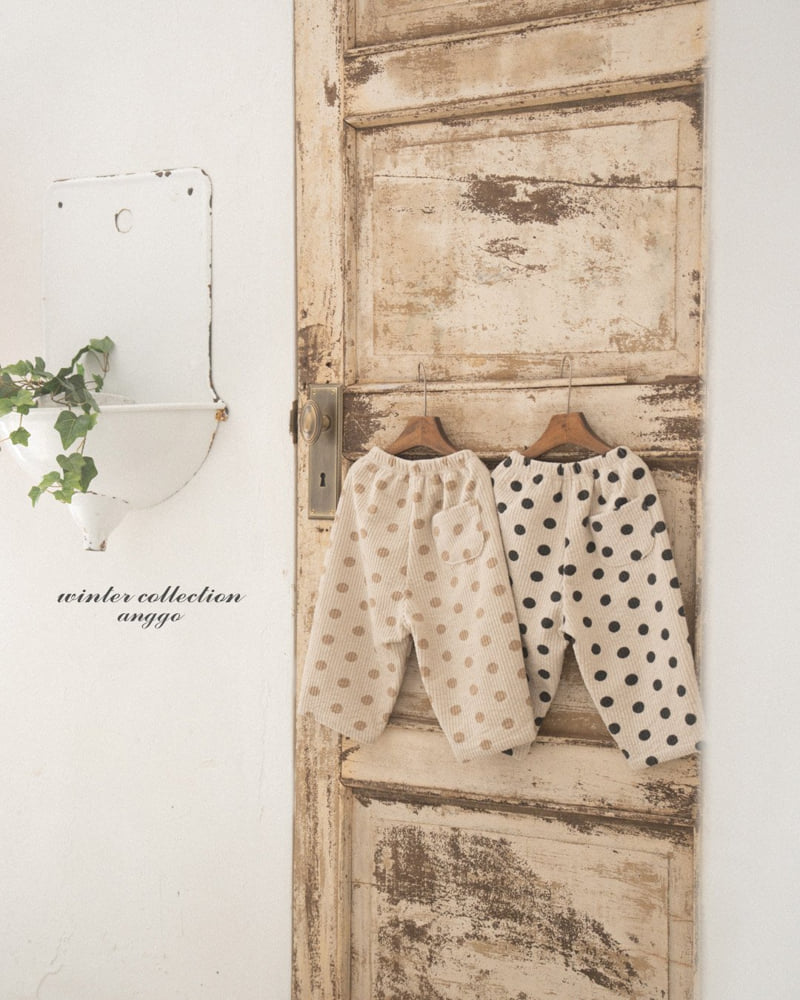 Anggo - Korean Children Fashion - #designkidswear - Pie Pants (Dot/Check) - 5