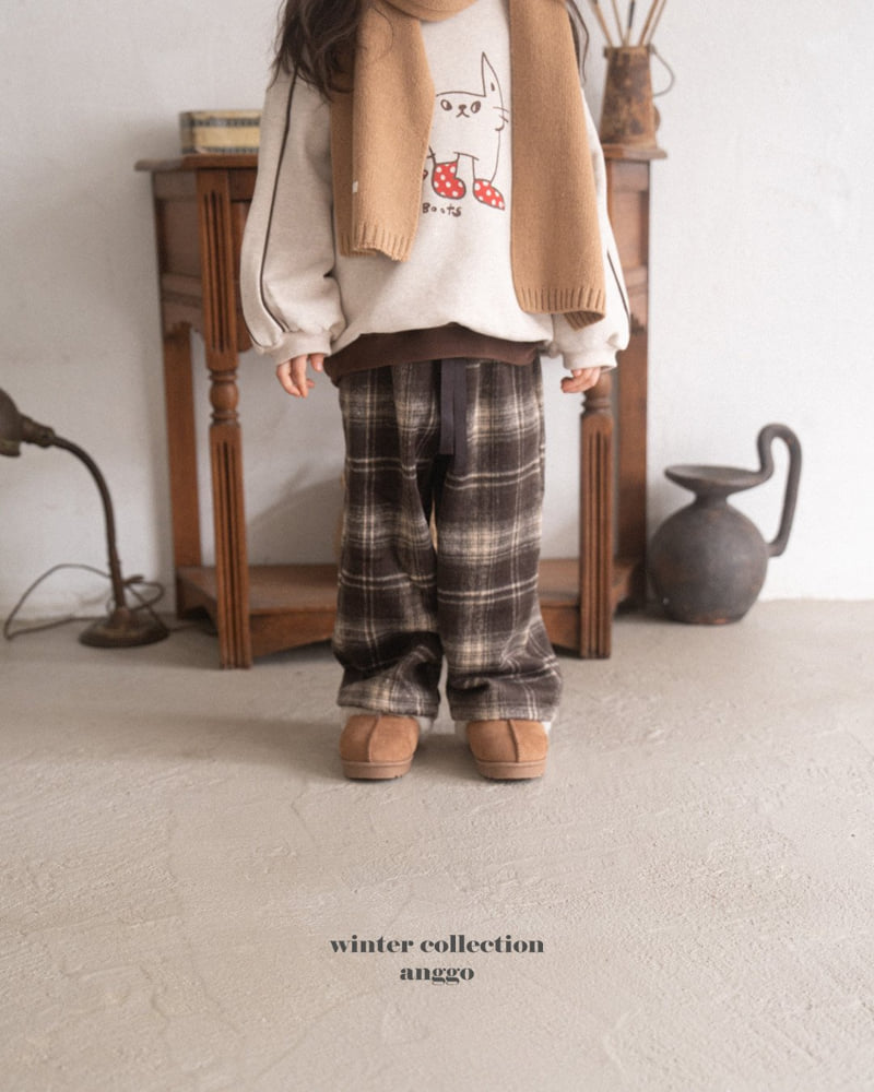 Anggo - Korean Children Fashion - #discoveringself - Chex Pants - 6