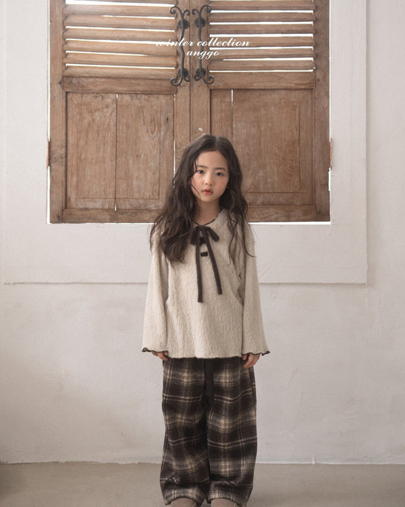Anggo - Korean Children Fashion - #kidsshorts - Chex Pants - 8