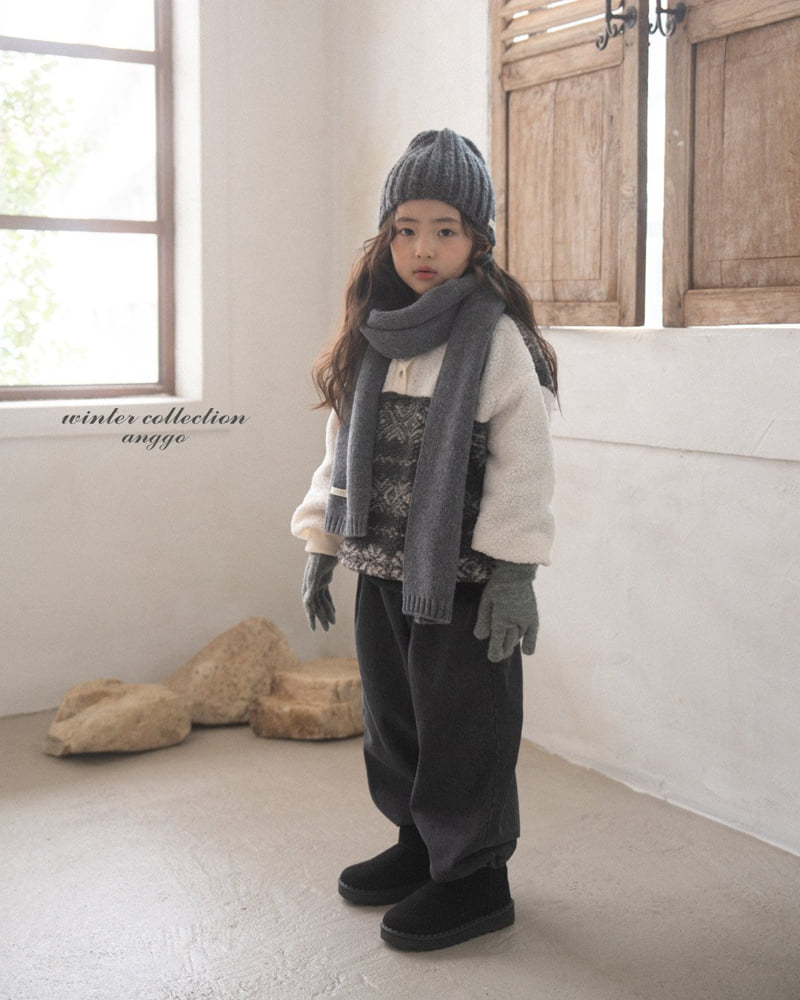 Anggo - Korean Children Fashion - #kidsshorts - Pie Pants (Denim) - 7