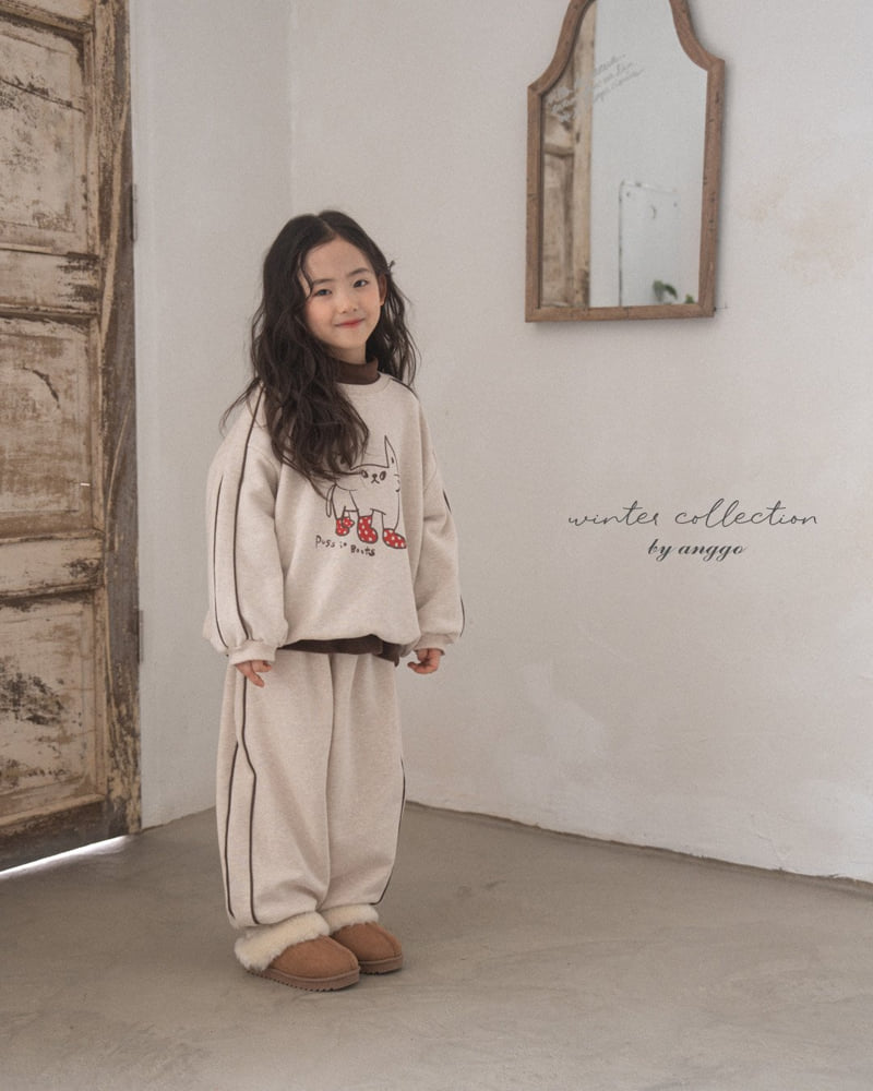 Anggo - Korean Children Fashion - #kidsstore - Line Sweatshirt - 12