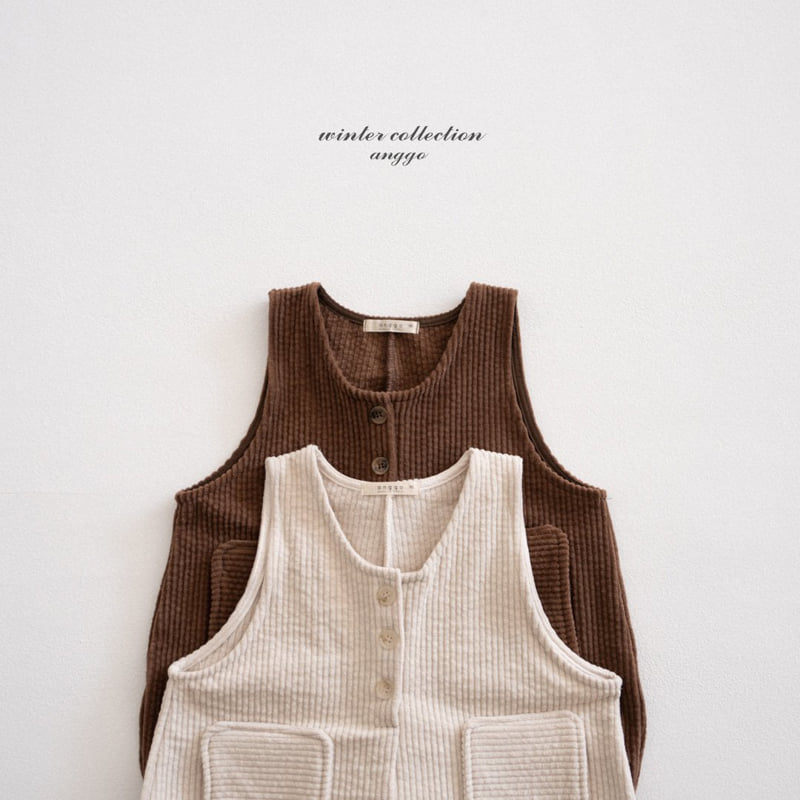 Anggo - Korean Children Fashion - #kidsstore - Pocky Overalls - 3