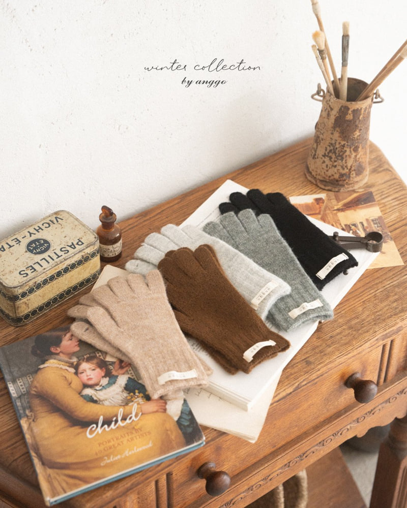 Anggo - Korean Children Fashion - #kidsstore - Angco Knit Gloves - 3