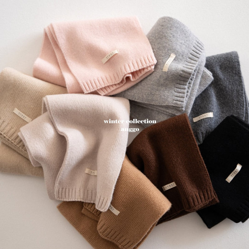 Anggo - Korean Children Fashion - #littlefashionista - Angco Knit Scarf - 3