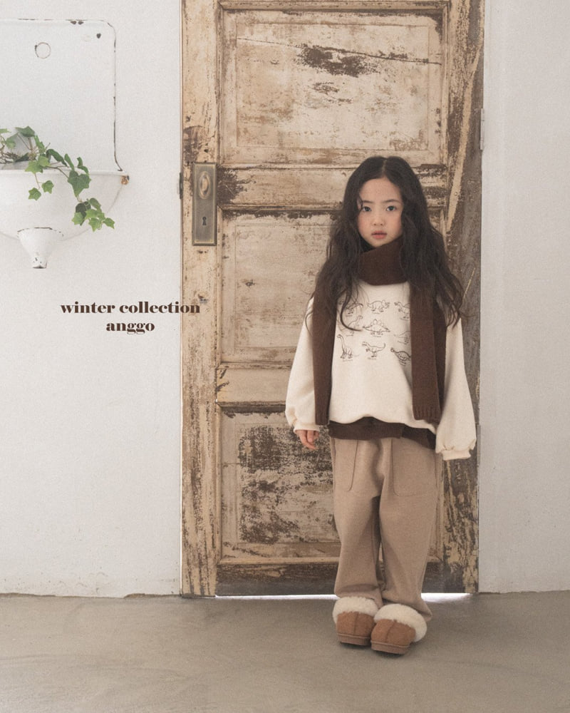 Anggo - Korean Children Fashion - #magicofchildhood - Winter Dino Sweatshirt - 7