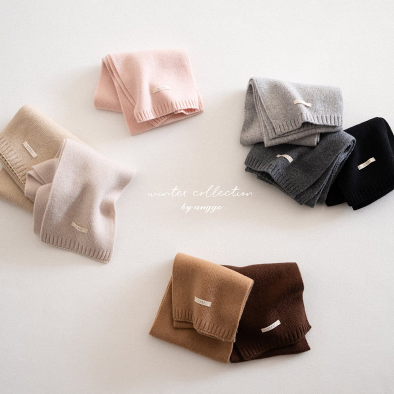 Anggo - Korean Children Fashion - #minifashionista - Angco Knit Scarf - 5