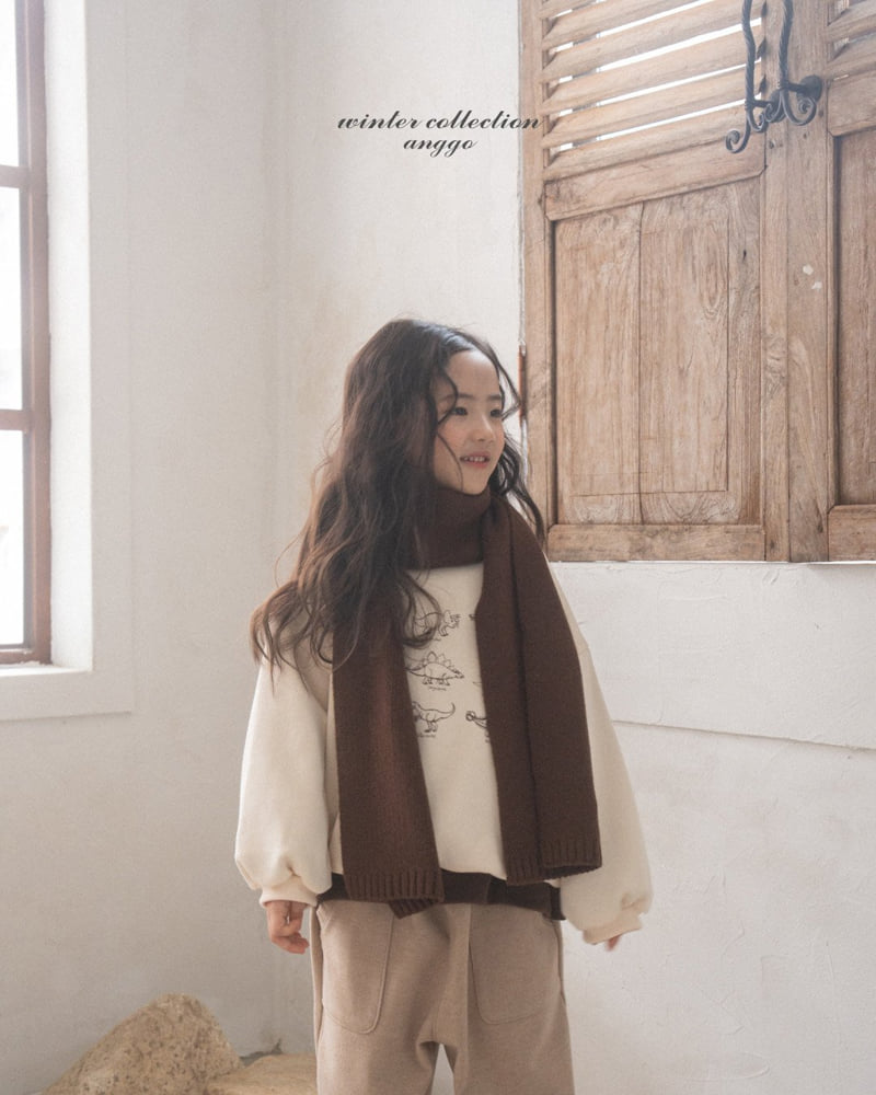Anggo - Korean Children Fashion - #stylishchildhood - Winter Dino Sweatshirt - 12
