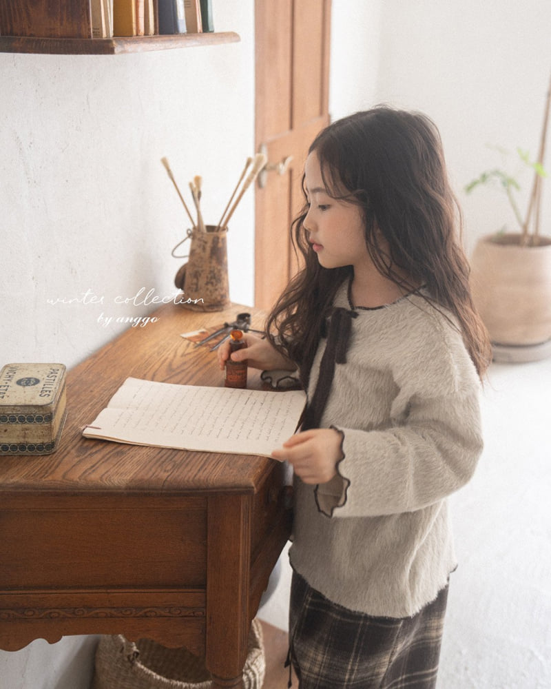 Anggo - Korean Children Fashion - #stylishchildhood - Latte Tee - 11