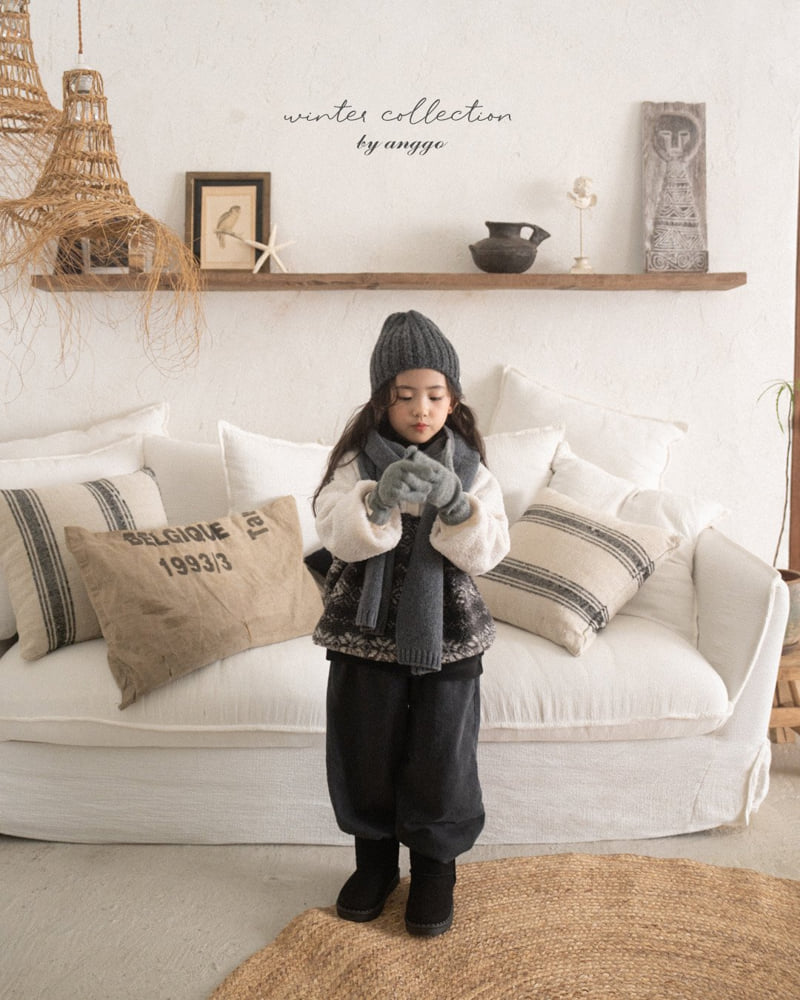 Anggo - Korean Children Fashion - #stylishchildhood - Angco Knit Gloves - 12
