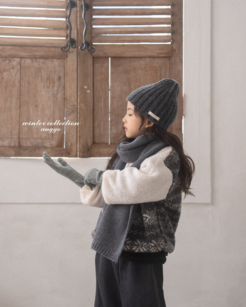 Anggo - Korean Children Fashion - #todddlerfashion - Angco Knit Gloves - 10
