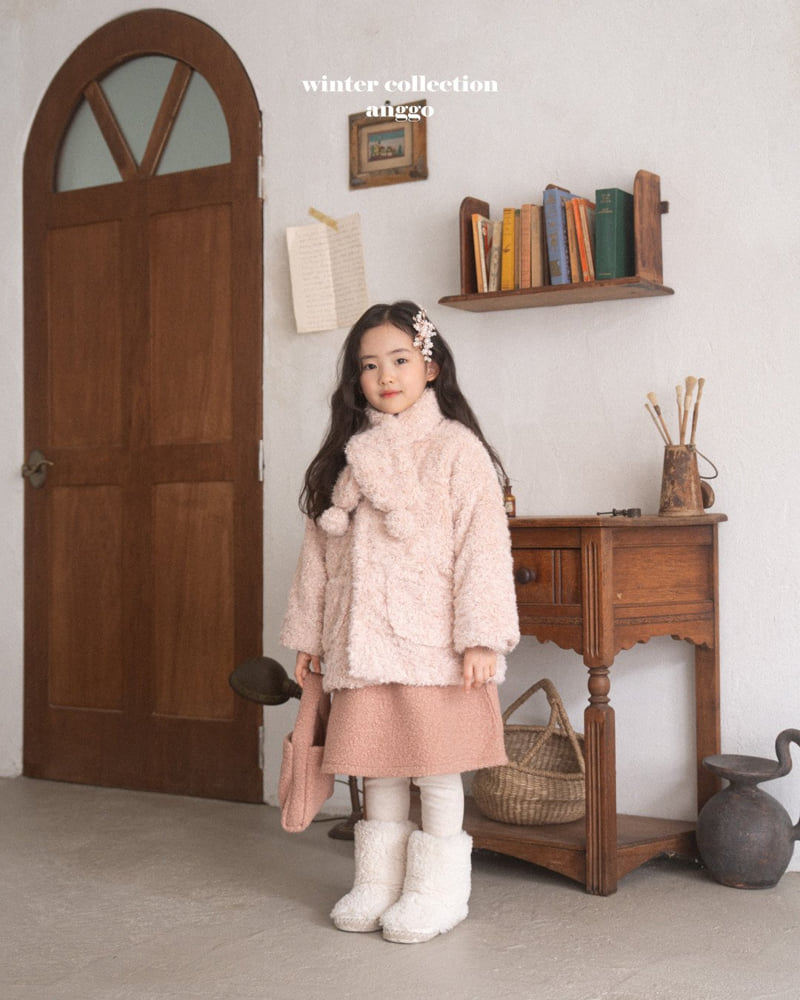 Anggo - Korean Children Fashion - #todddlerfashion - Whipping Scarf - 8