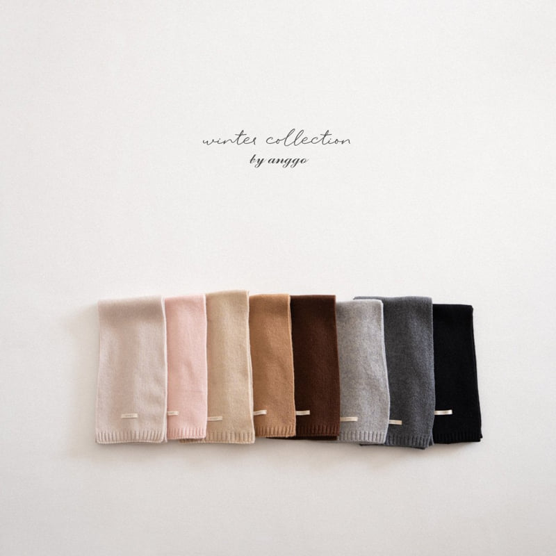 Anggo - Korean Children Fashion - #todddlerfashion - Angco Knit Scarf - 7