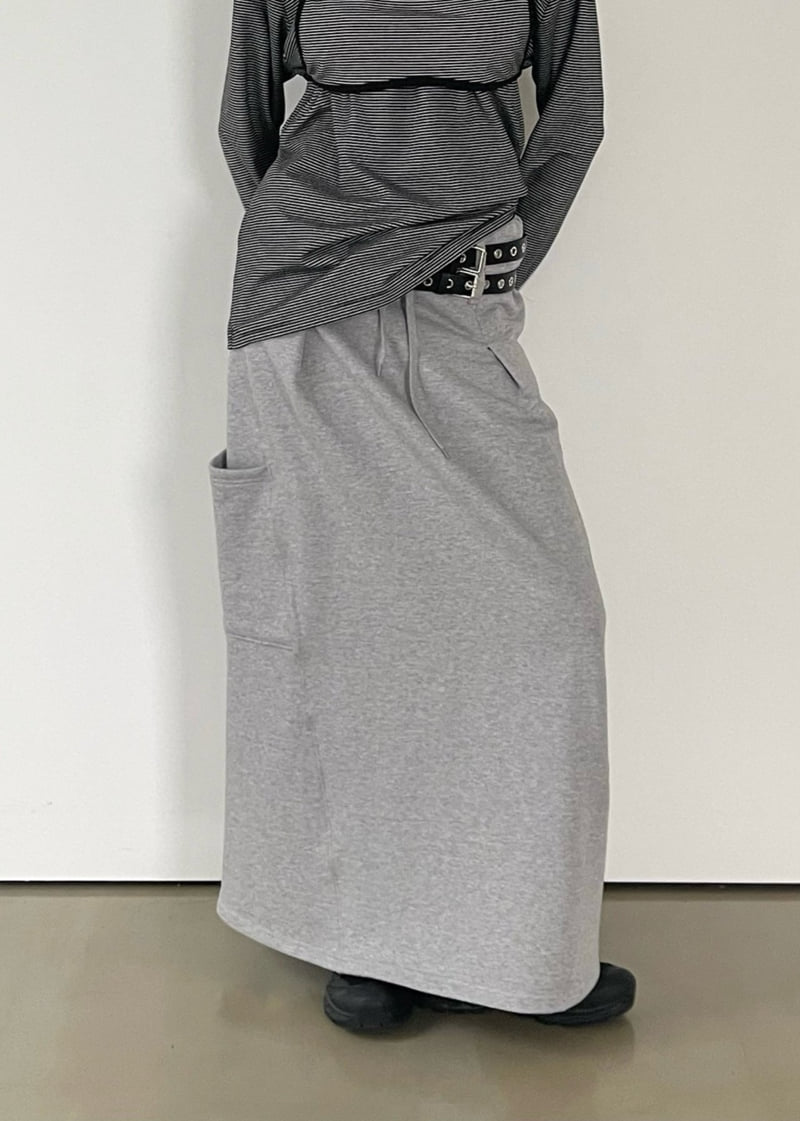 Another Avenue - Korean Women Fashion - #momslook - Two-Belt Pocket Skirt - 3