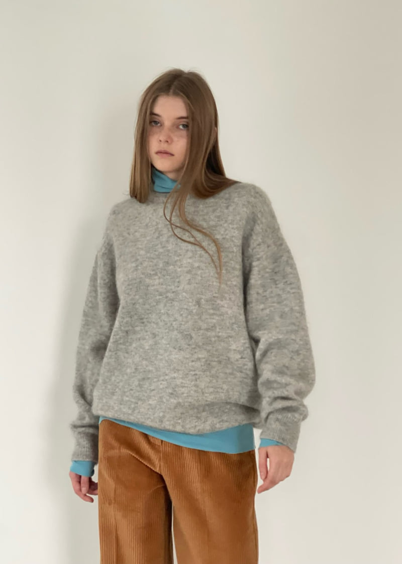 Another Avenue - Korean Women Fashion - #momslook - Raw-Edge Turtleneck Tee - 11