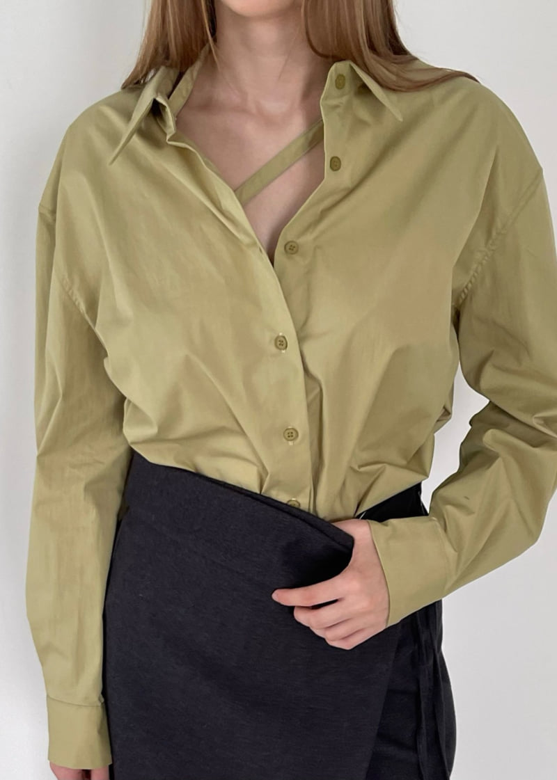 Another Avenue - Korean Women Fashion - #momslook - Open Hook Shirt - 8