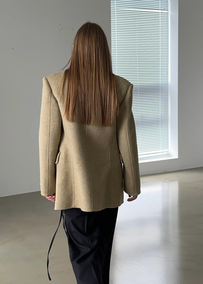 Another Avenue - Korean Women Fashion - #momslook - Wool Double Handmade Jacket - 7