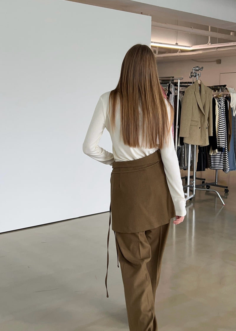 Another Avenue - Korean Women Fashion - #shopsmall - Wrap Skirt - 5