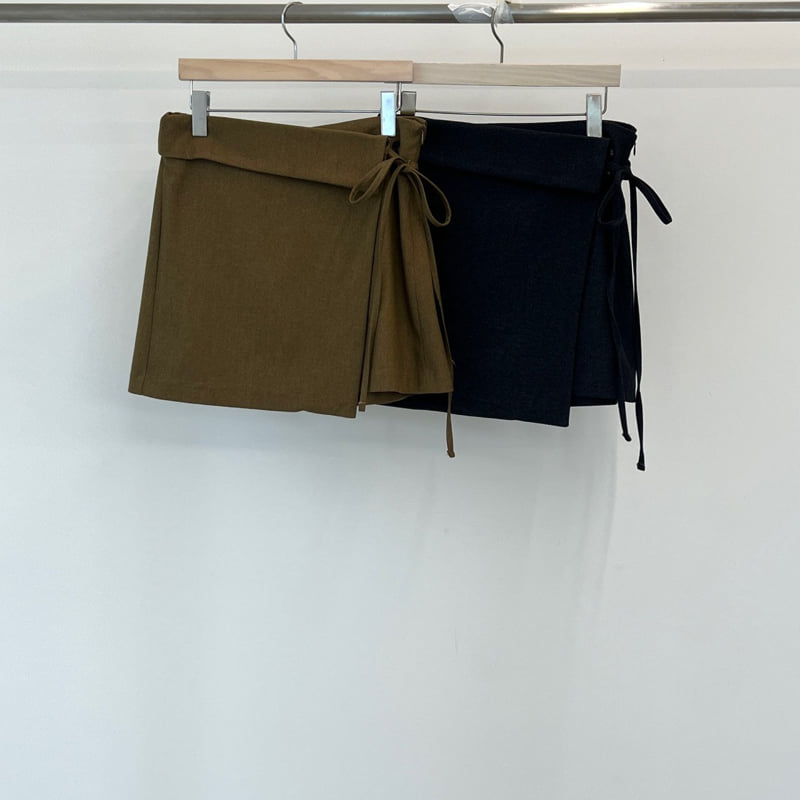 Another Avenue - Korean Women Fashion - #vintagekidsstyle - Wrap Skirt