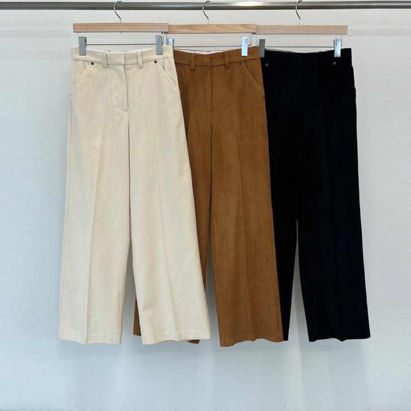 Another Avenue - Korean Women Fashion - #womensfashion - Corduroy Slacks