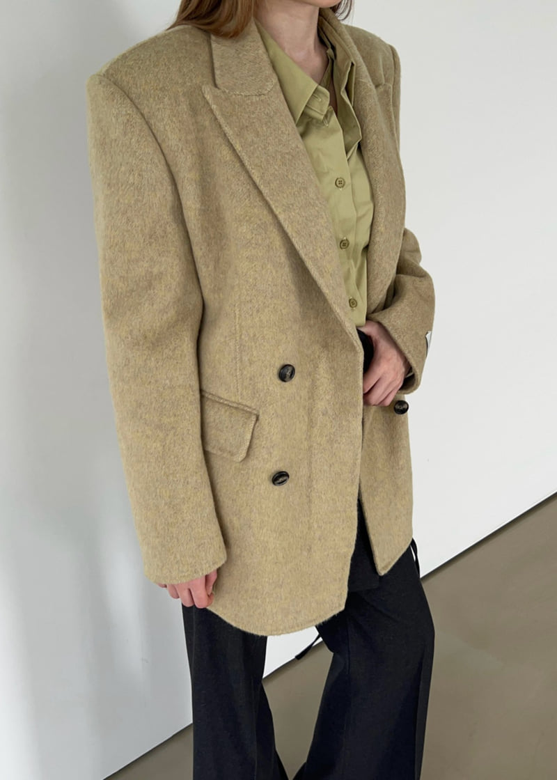 Another Avenue - Korean Women Fashion - #momslook - Wool Double Handmade Jacket - 4