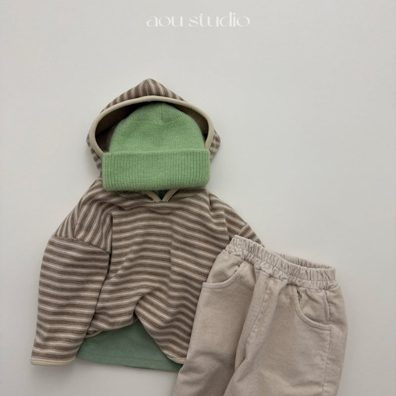 Aou Studio - Korean Baby Fashion - #babyboutique - Vanilla Hoodie - 5