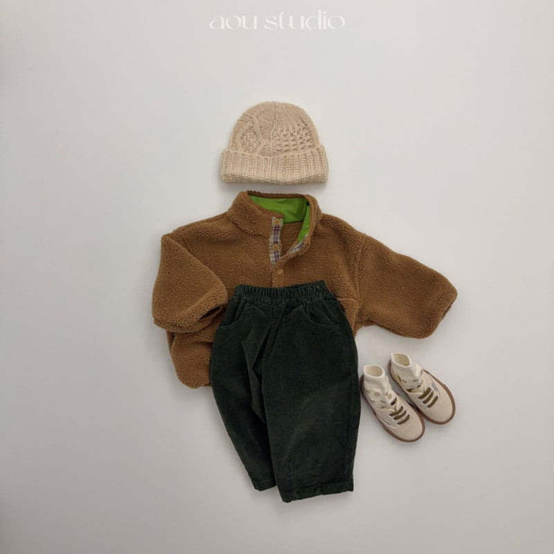 Aou Studio - Korean Baby Fashion - #babyboutique - Curved Pants - 10