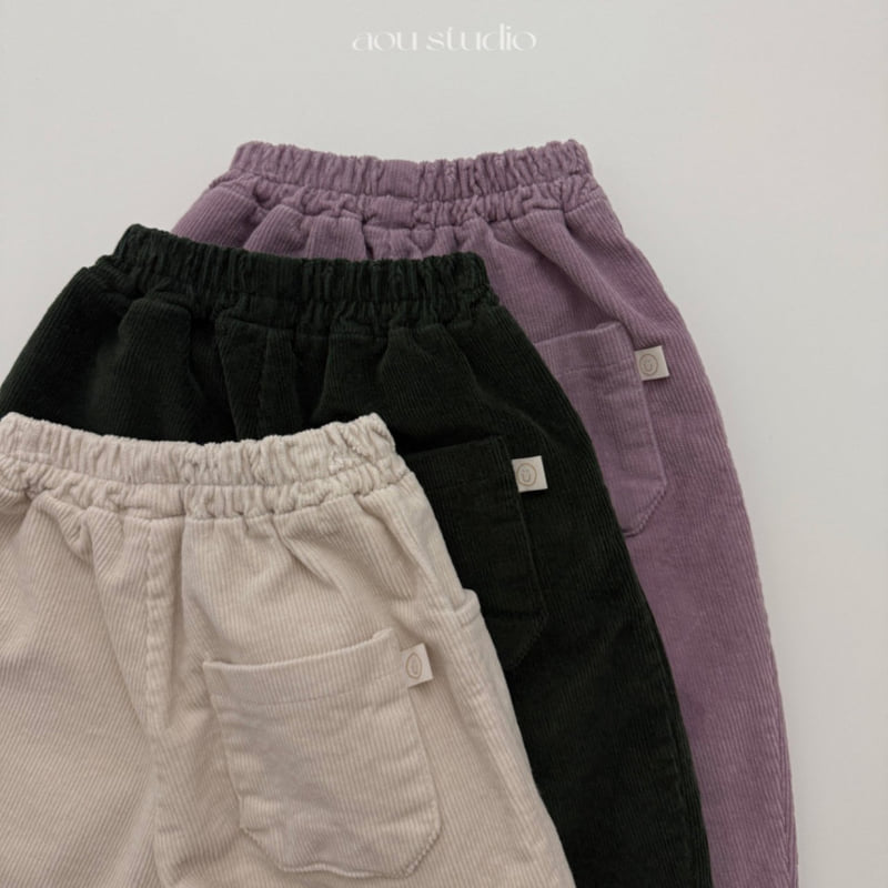 Aou Studio - Korean Baby Fashion - #babyboutique - Curved Pants - 11