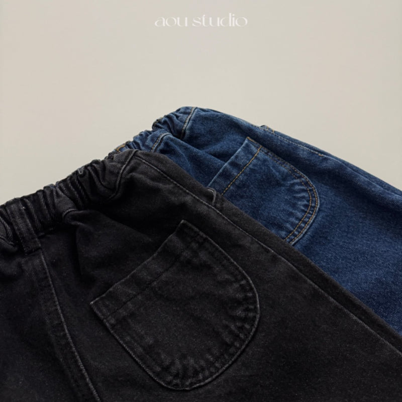 Aou Studio - Korean Baby Fashion - #babyboutique - NewJeans Denim Pants - 10