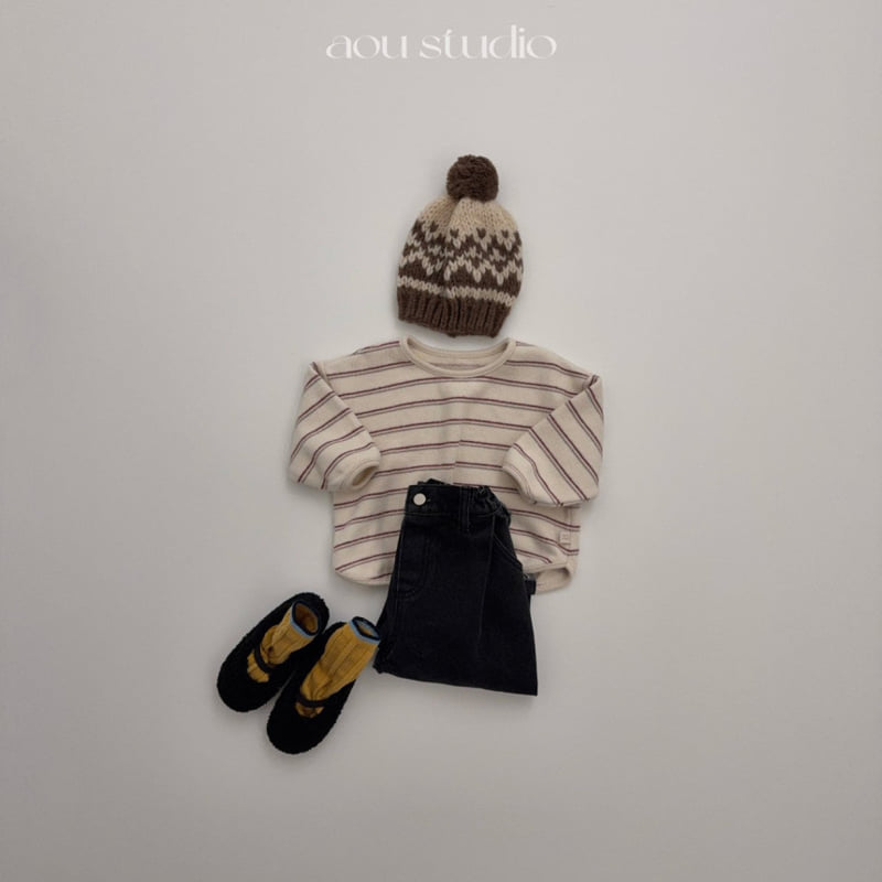 Aou Studio - Korean Baby Fashion - #babyboutique - Latte Tee - 9