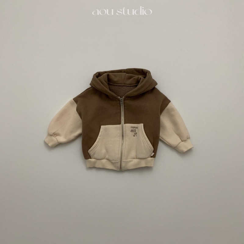 Aou Studio - Korean Baby Fashion - #babyboutiqueclothing - Melo Brushed Hoodie Zip-Up - 9