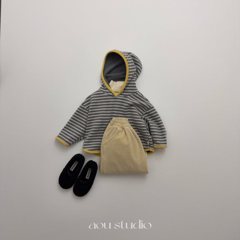 Aou Studio - Korean Baby Fashion - #babyboutiqueclothing - Vanilla Hoodie - 6