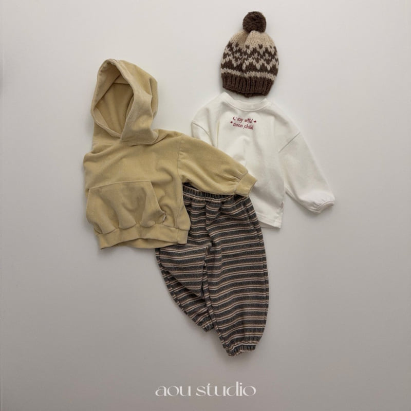 Aou Studio - Korean Baby Fashion - #babyboutiqueclothing - Cream Hoodie - 8