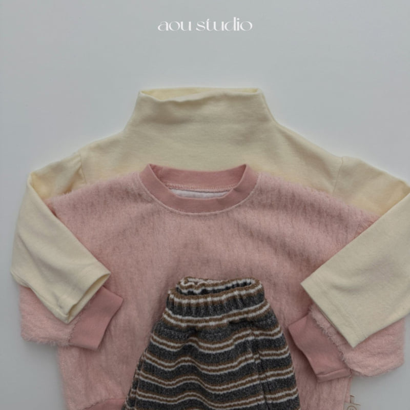 Aou Studio - Korean Baby Fashion - #babyboutiqueclothing - Pom Pom Tee - 6