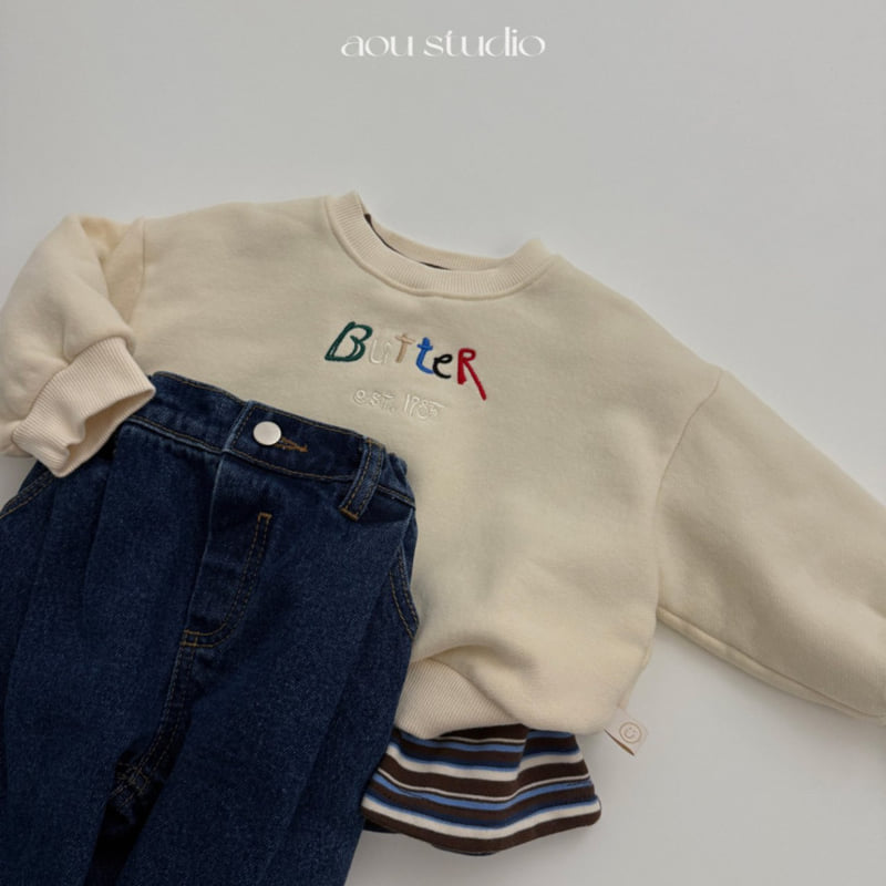 Aou Studio - Korean Baby Fashion - #babyclothing - Butter Sweatshirt - 6