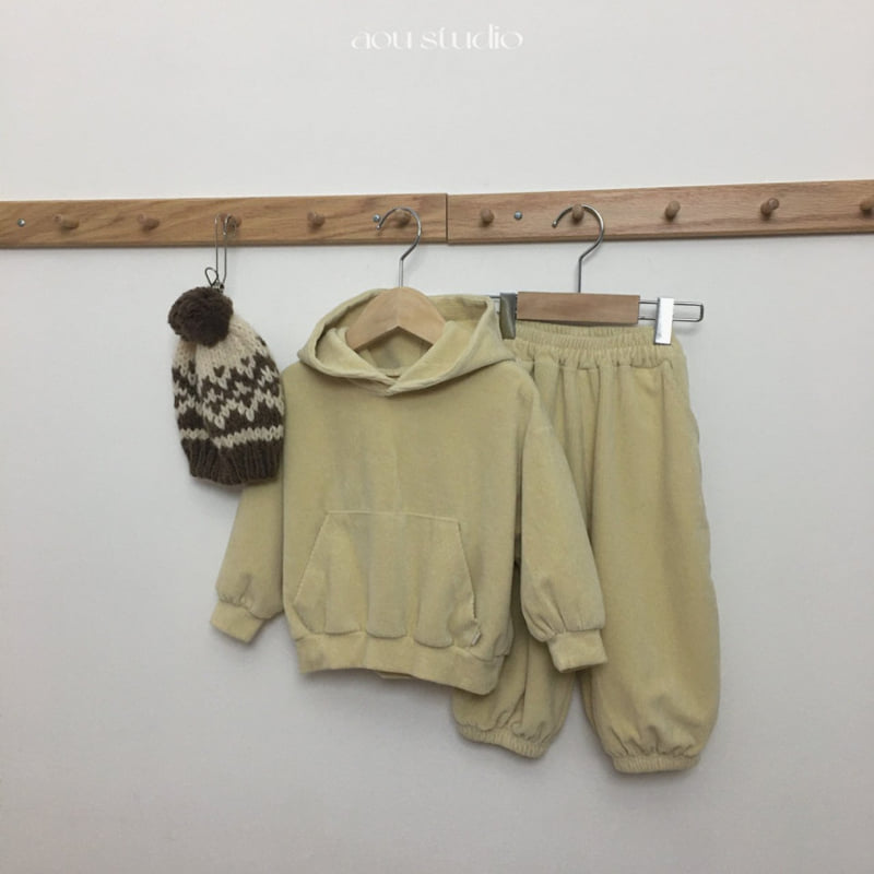 Aou Studio - Korean Baby Fashion - #babyclothing - Cream Hoodie - 9