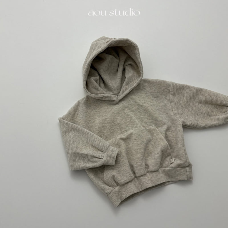 Aou Studio - Korean Baby Fashion - #babyfashion - Cream Hoodie - 10