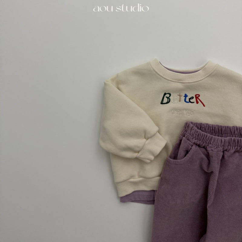 Aou Studio - Korean Baby Fashion - #babygirlfashion - Butter Sweatshirt - 9
