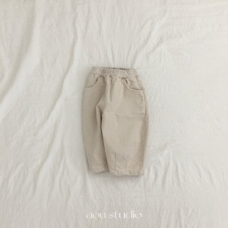 Aou Studio - Korean Baby Fashion - #babygirlfashion - Curved Pants
