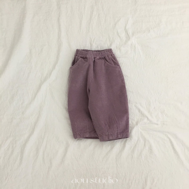 Aou Studio - Korean Baby Fashion - #babyoninstagram - Curved Pants - 3