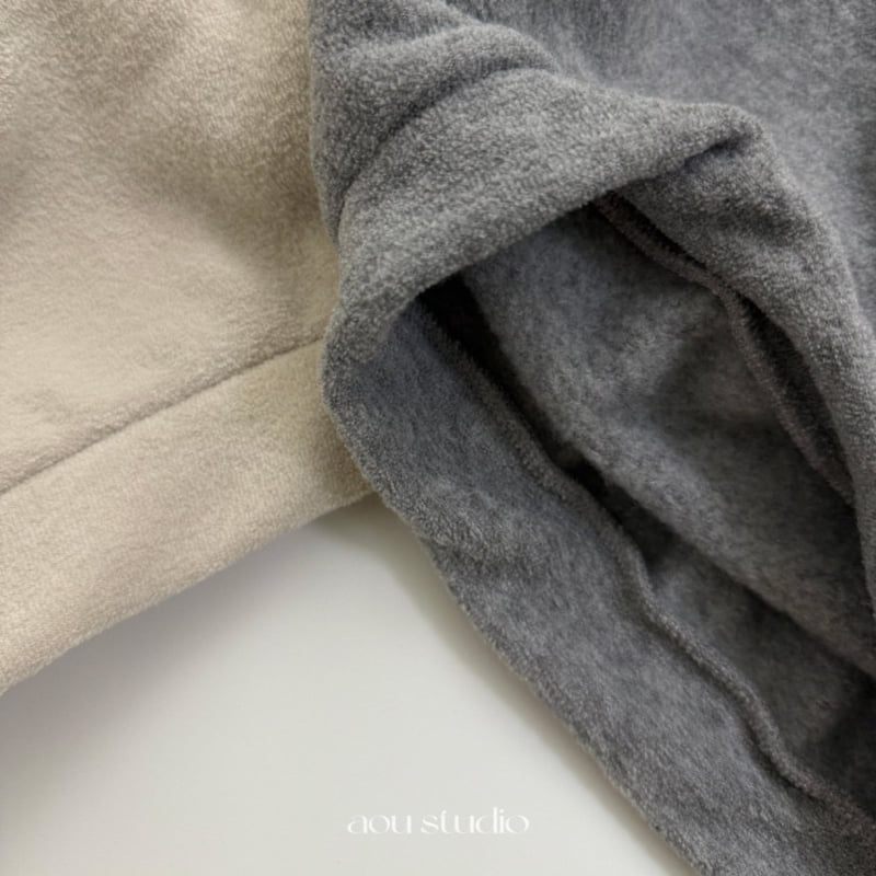 Aou Studio - Korean Baby Fashion - #babyootd - Kawa Collar Sweatshirt - 6