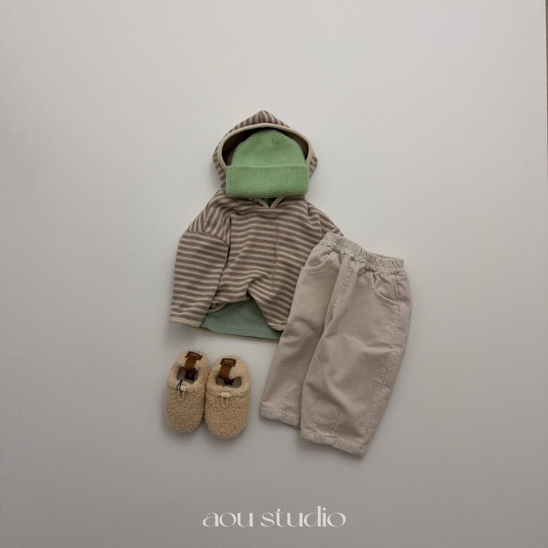 Aou Studio - Korean Baby Fashion - #babyoninstagram - Curved Pants - 4