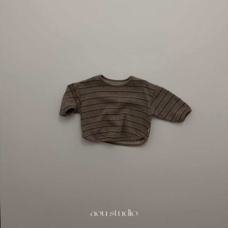 Aou Studio - Korean Baby Fashion - #babyootd - Latte Tee - 2