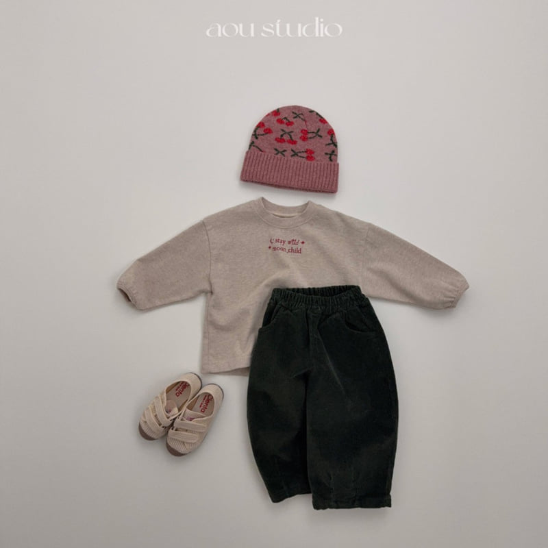 Aou Studio - Korean Baby Fashion - #babyoutfit - Curved Pants - 5