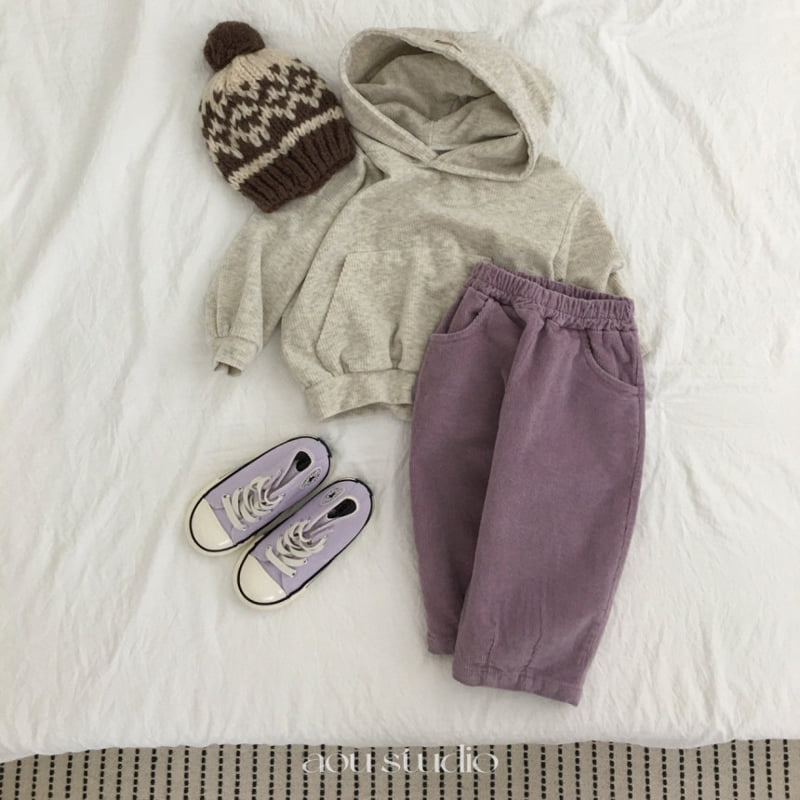 Aou Studio - Korean Baby Fashion - #babyoutfit - Curved Pants - 6