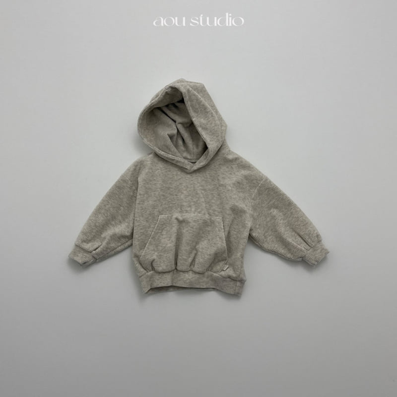 Aou Studio - Korean Baby Fashion - #babyoutfit - Cream Hoodie