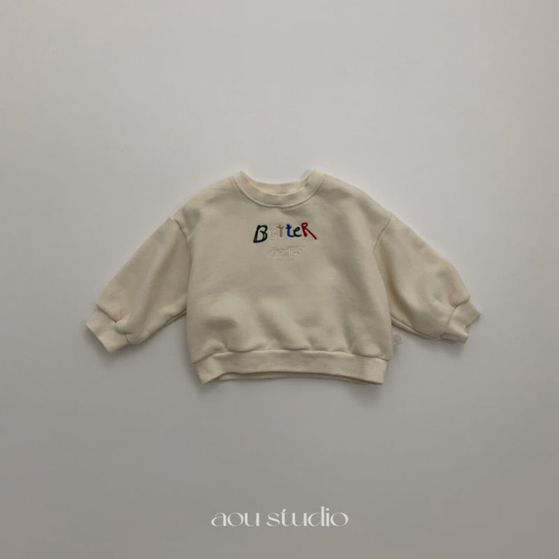 Aou Studio - Korean Baby Fashion - #onlinebabyboutique - Butter Sweatshirt